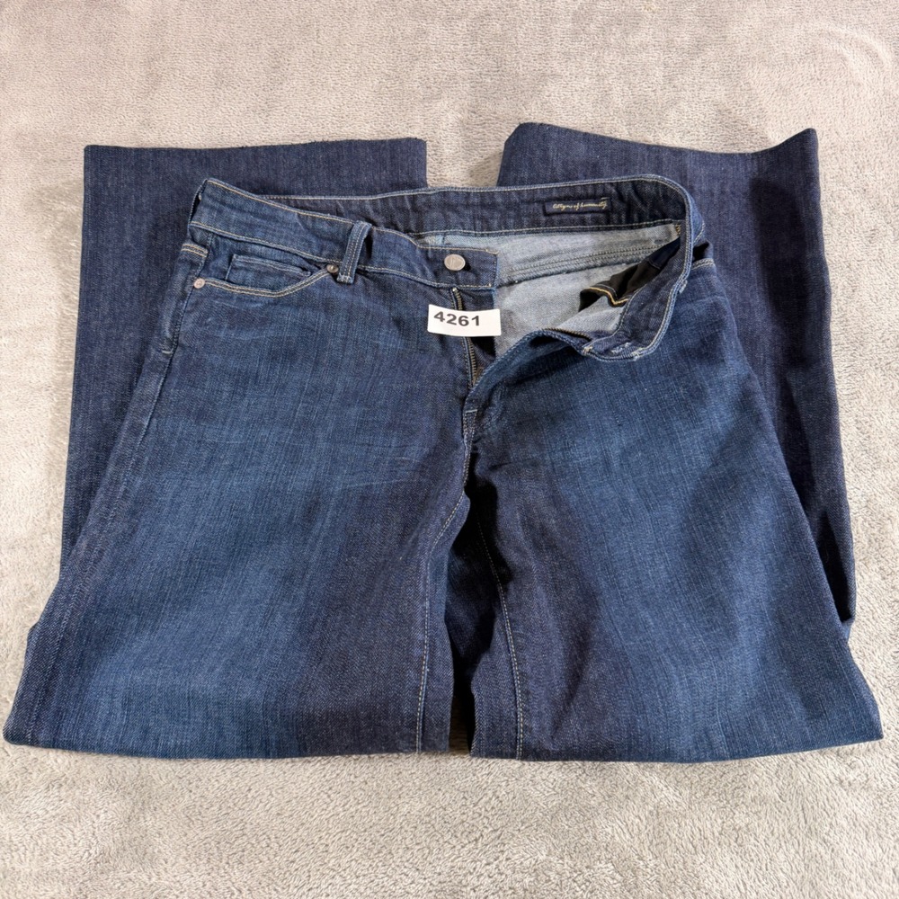 Citizens of Humanity Jeans Womens 32 Blue Wide Leg Dark Wash Denim